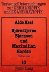 Bjornstjerne Bjornson Und Maximilian Harden cover