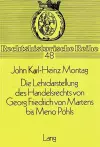 Die Lehrdarstellung Des Handelsrechts Von Georg Friedrich Von Martens Bis Meno Poehls cover