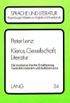 Klerus, Gesellschaft, Literatur cover