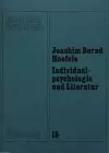 Individualpsychologie Und Literatur cover