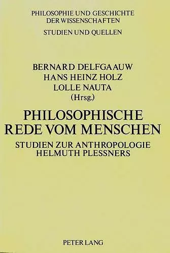 Philosophische Rede Vom Menschen cover