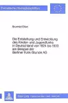 Die Entstehung Und Entwicklung Des Kinder- Und Jugendfunks in Deutschland Von 1924 Bis 1933 Am Beispiel Der Berliner Funk-Stunde AG cover