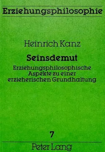 Seinsdemut cover