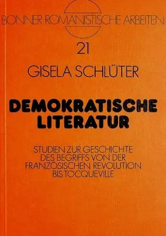 Demokratische Literatur cover