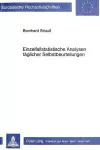 Einzelfallstatistische Analysen Taeglicher Selbstbeurteilungen cover