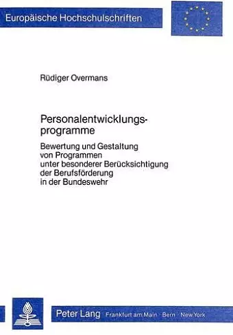 Personalentwicklungsprogramme cover