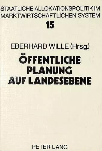 Oeffentliche Planung Auf Landesebene cover