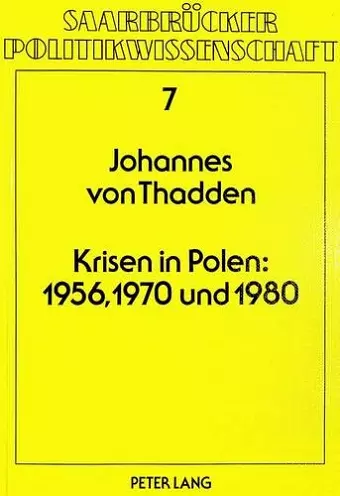 Krisen in Polen: 1956, 1970 Und 1980 cover