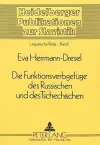 Die Funktionsverbgefuege Des Russischen Und Des Tschechischen cover