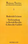 Verfremdung in Bertolt Brechts «Leben Des Galilei» cover