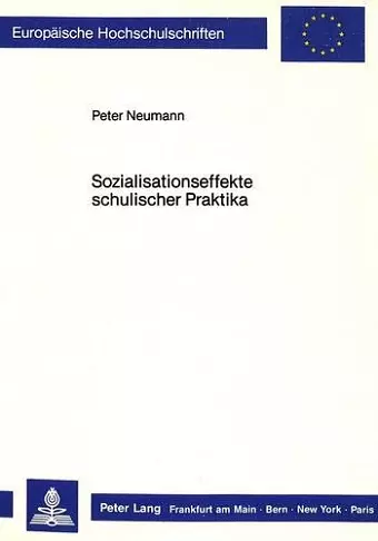 Sozialisationseffekte Schulischer Praktika cover