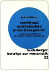 Tafelfreud Und Liebesleid in Der Bourgeoisie cover