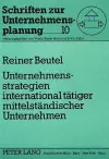 Unternehmensstrategien International Taetiger Mittelstaendischer Unternehmen cover