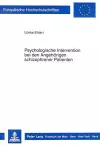 Psychologische Intervention Bei Den Angehoerigen Schizophrener Patienten cover