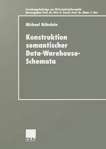 Konstruktion semantischer Data-Warehouse-Schemata cover