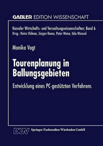 Tourenplanung in Ballungsgebieten cover