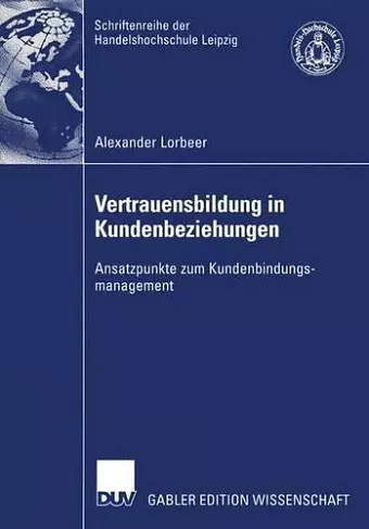 Vertrauensbildung in Kundenbeziehungen cover