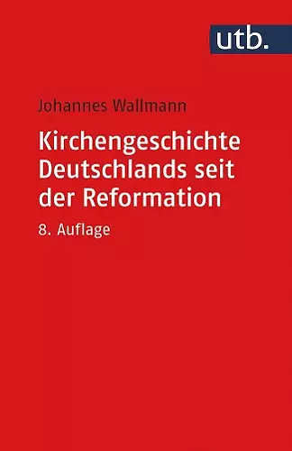 Kirchengeschichte Deutschlands Seit Der Reformation cover