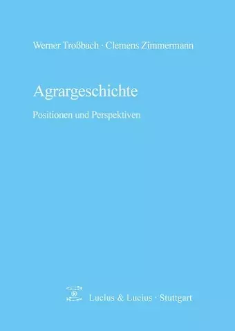 Agrargeschichte cover