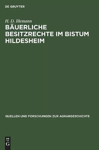 Bäuerliche Besitzrechte im Bistum Hildesheim cover