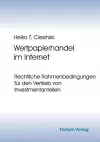 Wertpapierhandel im Internet cover