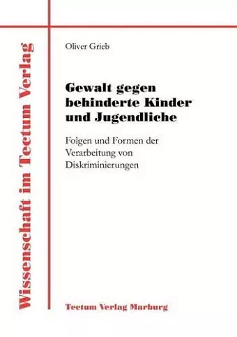 Gewalt gegen behinderte Kinder und Jugendliche cover