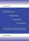 Höflichkeit im Englischen, Deutschen, Russischen cover