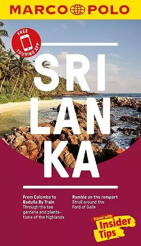 Sri Lanka Marco Polo Pocket Travel Guide 2018 - with pull out map cover