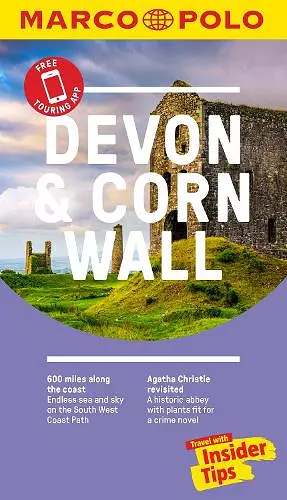 Devon and Cornwall Marco Polo Pocket Travel Guide 2018 - with pull out map cover