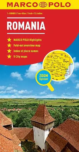 Romania Marco Polo Map cover