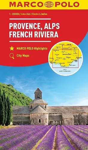 Provence, Alps, Cote d'Azur Marco Polo Map cover