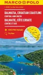 Croatia Dalmatian Coast Marco Polo Map cover