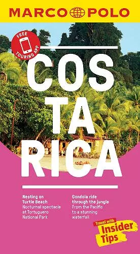 Costa Rica Marco Polo Pocket Travel Guide - with pull out map cover