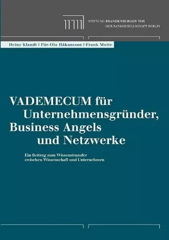 Vademecum für Unternehmensgründer, Business Angels und Netzwerke cover