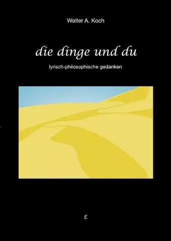 Die Dinge und Du cover