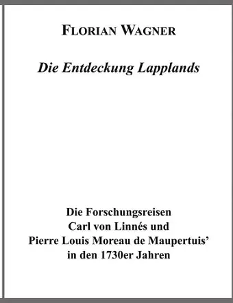 Die Entdeckung Lapplands cover