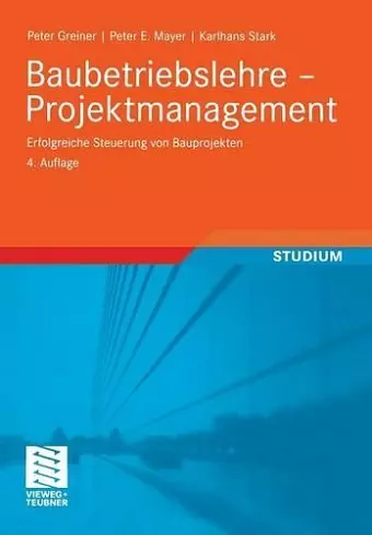 Baubetriebslehre - Projektmanagement cover