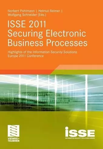 ISSE 2011 Securing Electronic Business Processes cover