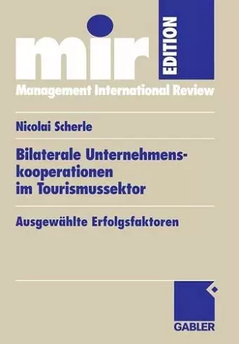 Bilaterale Unternehmenskooperationen im Tourismussektor cover