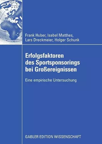 Erfolgsfaktoren des Sportsponsorings bei Großereignissen cover