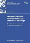 Grenzüberschreitende Verlustverrechnung in Deutschland Und Europa cover