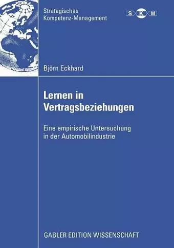 Lernen in Vertragsbeziehungen cover
