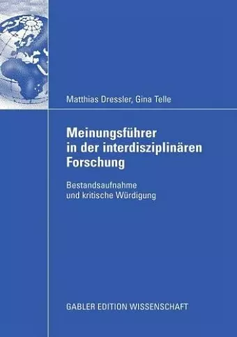 Meinungsführer in der interdisziplinären Forschung cover