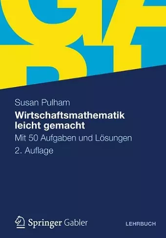 Wirtschaftsmathematik leicht gemacht cover