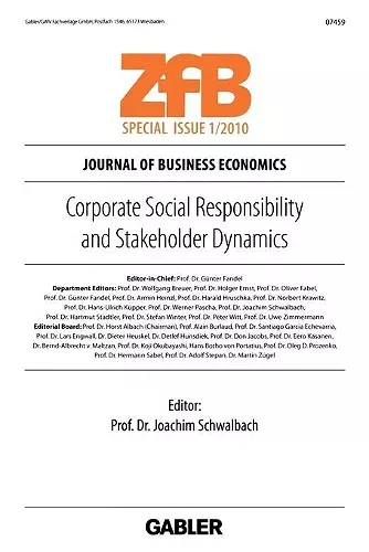 Corporate Social Responsibility and Stakeholder Dynamics cover