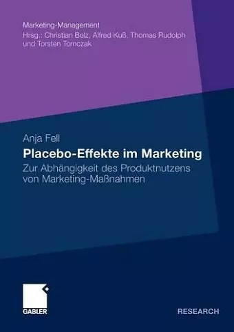 Placebo-Effekte im Marketing cover