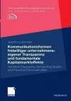 Kommunikationsformen freiwilliger unternehmenseigener Transparenz und fundamentale Kapitalmarkteffekte cover