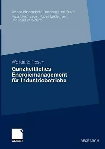 Ganzheitliches Energiemanagement für Industriebetriebe cover