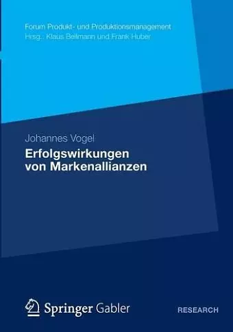 Erfolgswirkungen von Markenallianzen cover