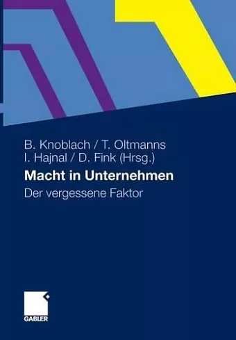 Macht in Unternehmen cover